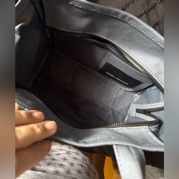 Marc Jacobs Women's The Medium Tote Bag, Blue Shadow - Picture 8 of 14